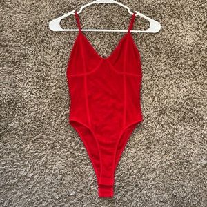 Tiger Mist Red Body Suit